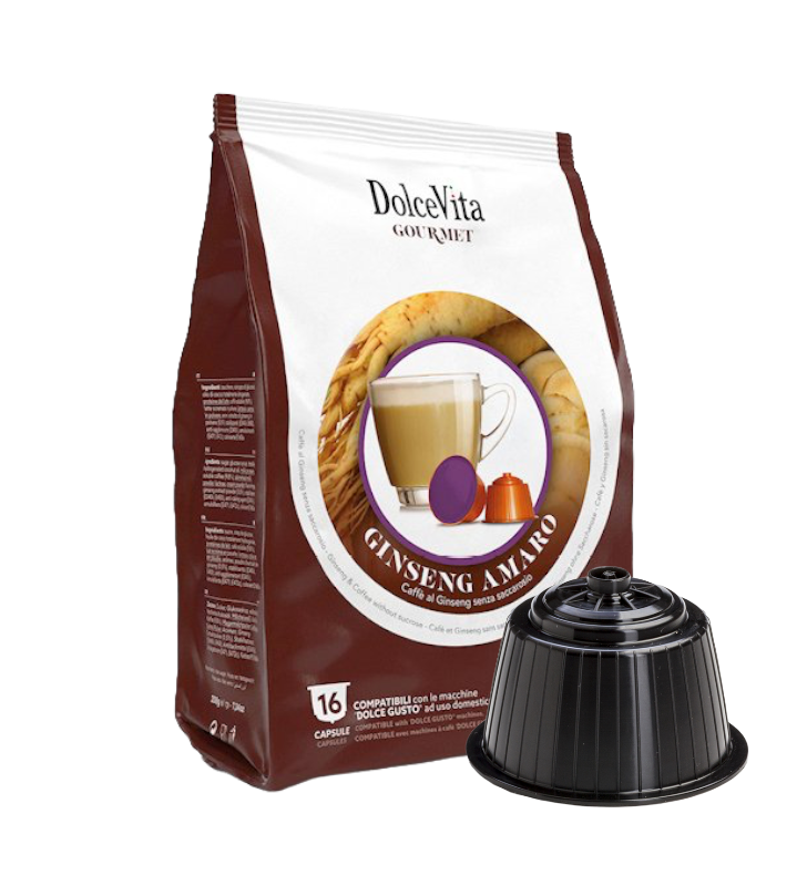 Ginseng amaro dolce Vita Compatibili Dolce Gusto 1x16 pz