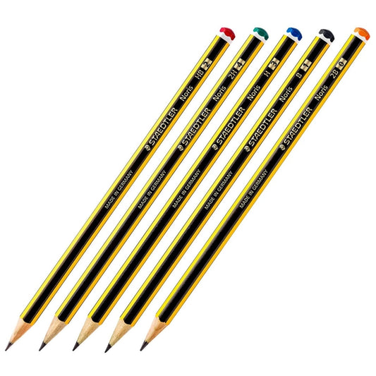 Matite Noris Staedtler in Grafite Gradazioni 2B, B, HB, H e 2H